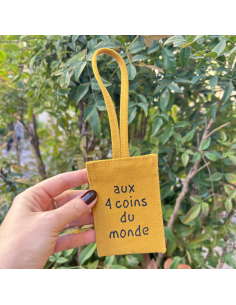 ETIQUETTE BAGAGE EN COTON - SOPHIE JANIERE 2