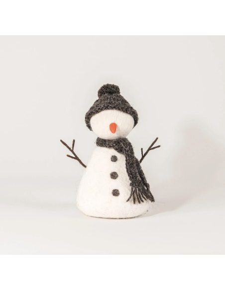 BONHOMME DE NEIGE EN LAINE FEUTRÉE -  NEW HEIDI
