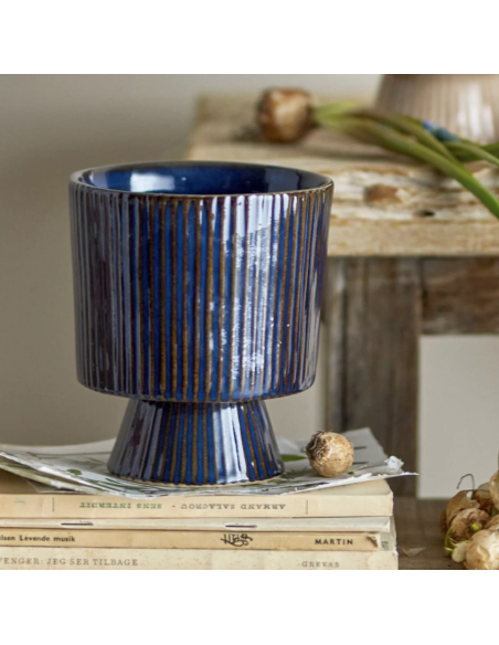 CACHE POT AYLEEN EN GRES- BLOOMINGVILLE