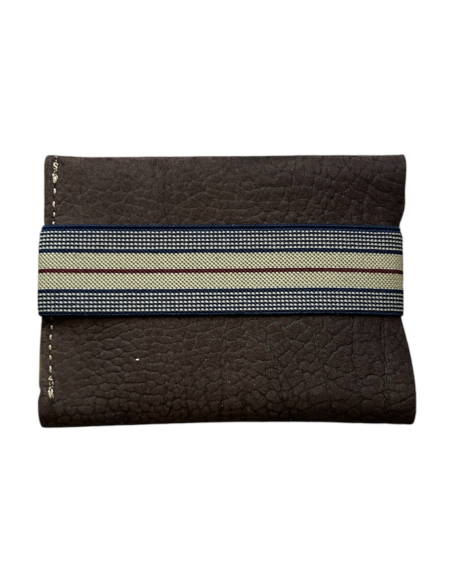 PORTE CARTES CUIR ELASTIQUE HOMME - BANDIT MANCHOT