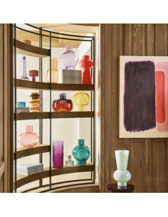 VASE EN VERRE RECYCLE MINERAL KEIKO  - URBANNATURE