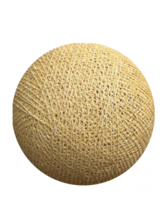 BOULE TISSEE POUR GUIRLANDE - CAMEL - LA CASE DE COUSIN PAUL 