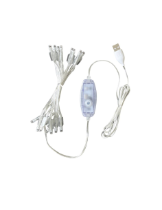 CABLE GUIRLANDE 16 LED AVEC TELECOMMANDE