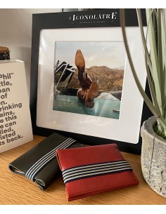 PORTEFEUILLE EN CUIR HOMME AVEC POCHE CENTRALE - BANDIT MANCHOT