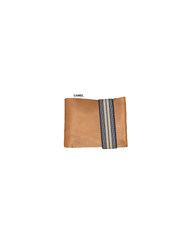 PORTEFEUILLE EN CUIR HOMME AVEC POCHE CENTRALE - BANDIT MANCHOT