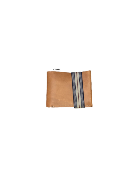 PORTEFEUILLE EN CUIR HOMME AVEC POCHE CENTRALE - BANDIT MANCHOT