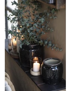 POT EN TERRE CUITE EMAILLE  - IB LAURSEN