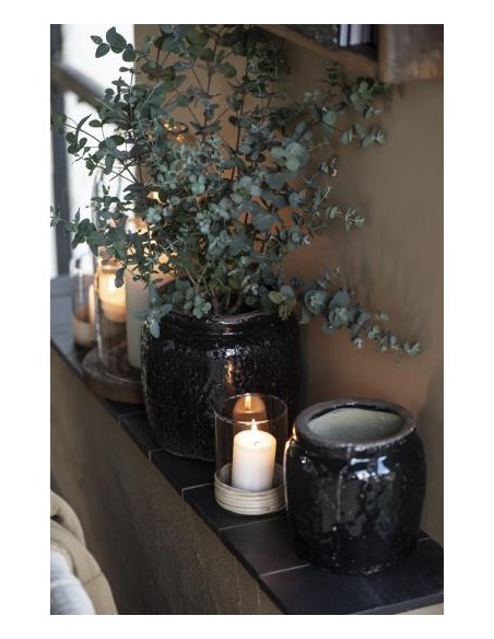 POT EN TERRE CUITE EMAILLE  - IB LAURSEN