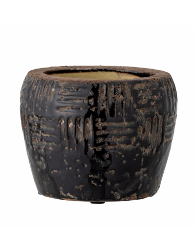 CACHE POT MUAN NOIR   - BLOOMINGVILLE