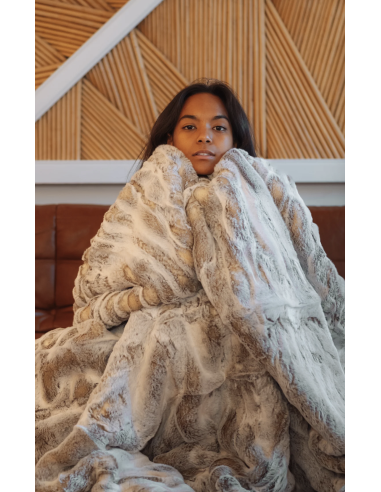 PLAID FAUSSE FOURRURE - WARO