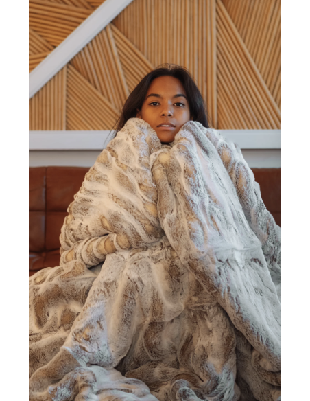 PLAID FAUSSE FOURRURE - WARO