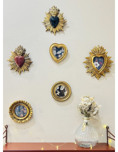 DECORATION MURALE CADRE PHOTO DORE - EMDE