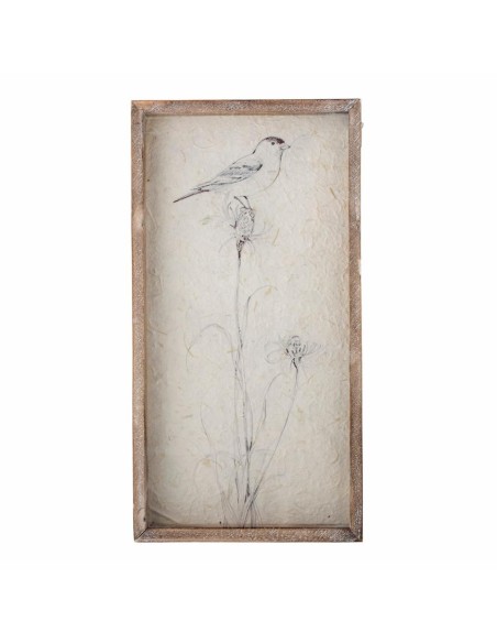 ILLUSTRATION OISEAU SUR VERRE - BLOOMINGVILLE