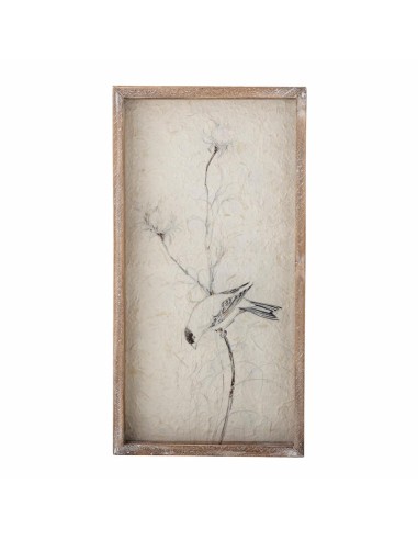 ILLUSTRATION OISEAU SUR VERRE - BLOOMINGVILLE