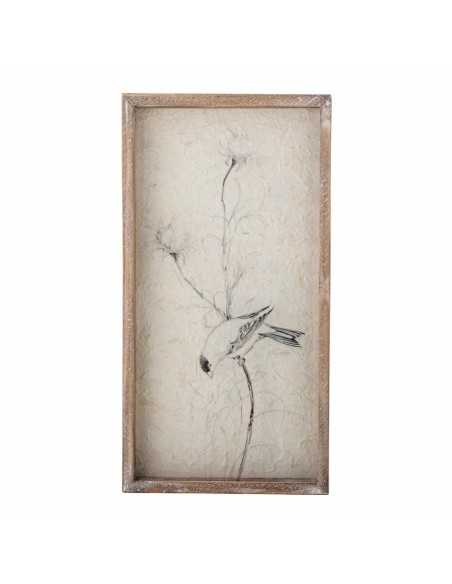 ILLUSTRATION OISEAU SUR VERRE - BLOOMINGVILLE