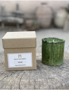 BOUGIE EN TERRE CUITE DE TAMEGROUTE - MINHA MOUBBER 2