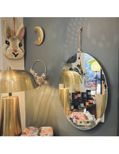 MIROIR CORDON OVALE - BAZAR DE LUXE