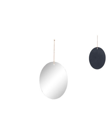 MIROIR CORDON OVALE - BAZAR DE LUXE