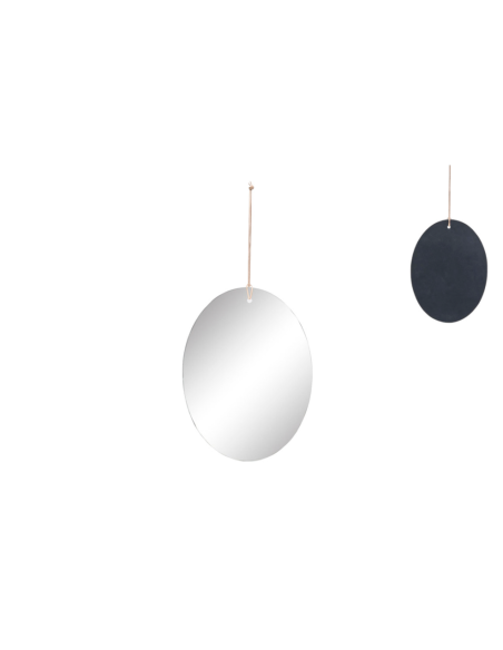 MIROIR CORDON OVALE - BAZAR DE LUXE