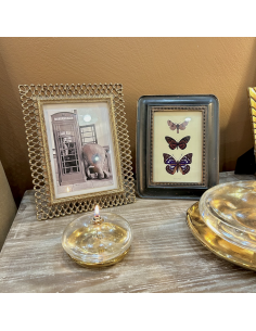 CADRE MAILLE DORÉ VIEILLI - EMDE