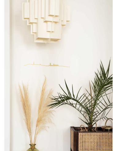 THE LINE DORÉ LA SILHOUETTE DES VILLES