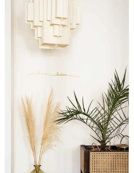 THE LINE DORÉ LA SILHOUETTE DES VILLES