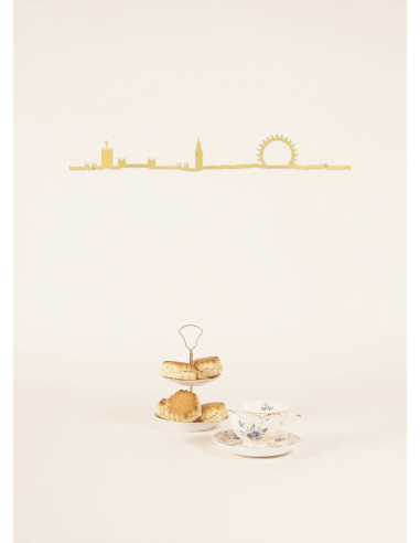 THE LINE DORÉ LA SILHOUETTE DES VILLES