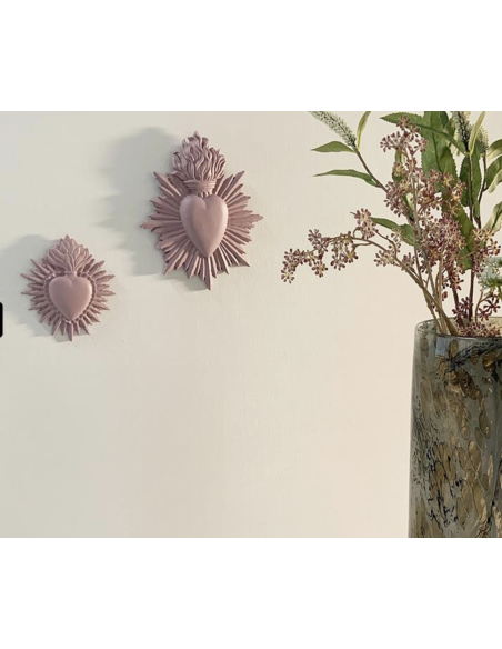 DECO EX VOTO COEUR SOLEIL COLOR - EMDE