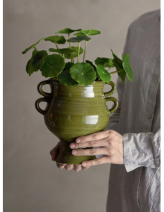 CACHE POT RAIA VERT - BLOOMINGVILLE