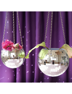 CACHE POT DISCO BOULE À FACETTES - L'EXPRESSIONIST