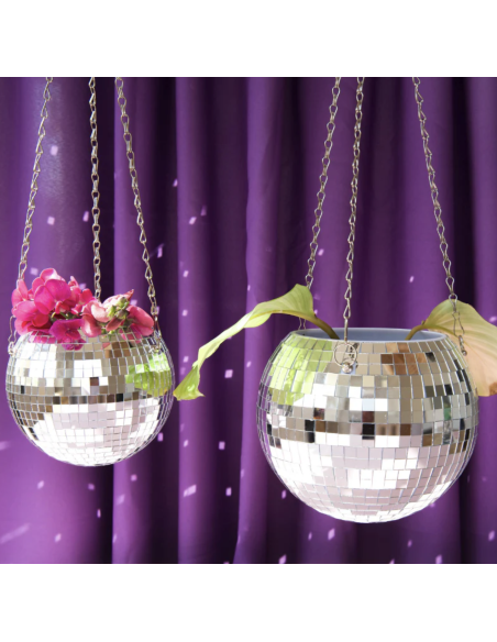 CACHE POT DISCO BOULE À FACETTES - L'EXPRESSIONIST