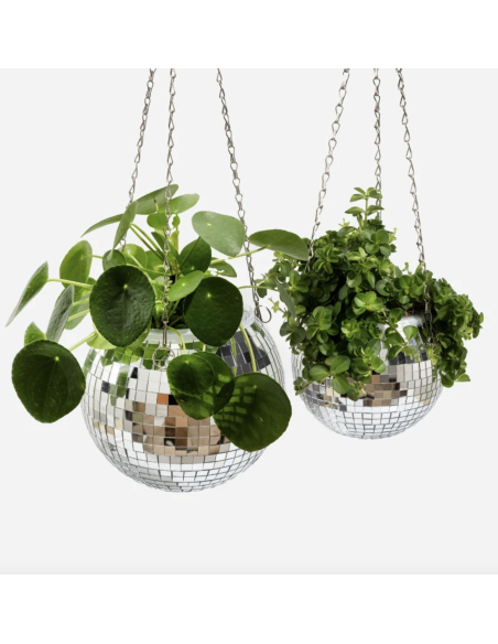 CACHE POT DISCO BOULE À FACETTES - L'EXPRESSIONIST