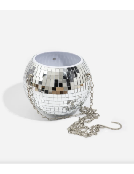 CACHE POT DISCO BOULE À FACETTES - L'EXPRESSIONIST