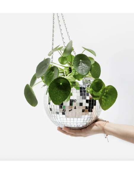 CACHE POT DISCO BOULE À FACETTES - L'EXPRESSIONIST