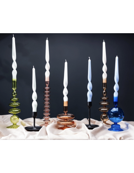 BOUGEOIR EN VERRE - MAEGEN