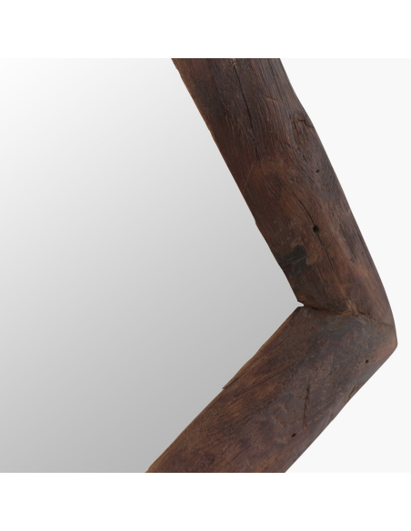 MIROIR D'ÉCURIE EN BOIS - RAW MATERIALS 