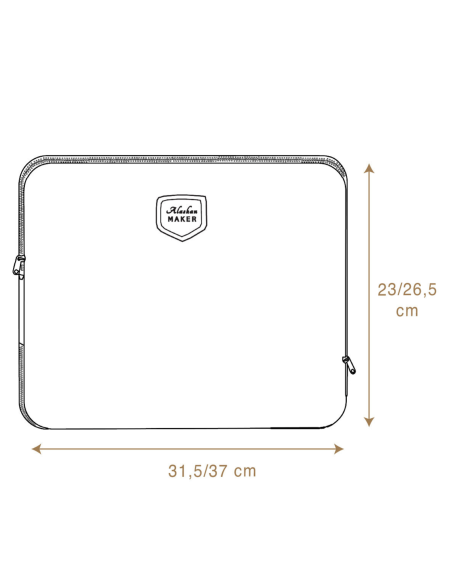 HOUSSE ORDINATEUR  PAXSON 13 POUCES - ALASKAN MAKER