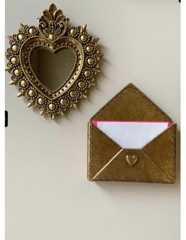 DECORATION MURALE LETTRE DOREE - EMDE