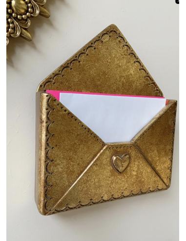 DECORATION MURALE LETTRE DOREE - EMDE