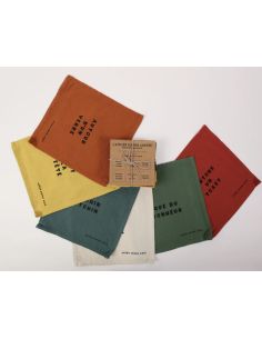 LOT DE 6 SERVIETTES DE TABLE APERO ENTRE AMIS - SOPHIE JANIERE