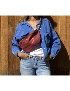 SAC BANANE  EN CUIR - BANDIT MANCHOT