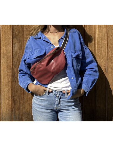 SAC BANANE  EN CUIR - BANDIT MANCHOT