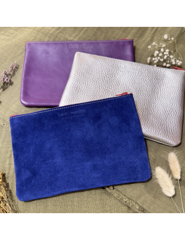 TROUSSE ZIPPEE EN CUIR -TAILLE L - BANDIT MANCHOT