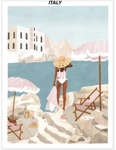 ILLUSTRATION AQUARELLE 30x40 CM - ALL THE WAYS TO SAY