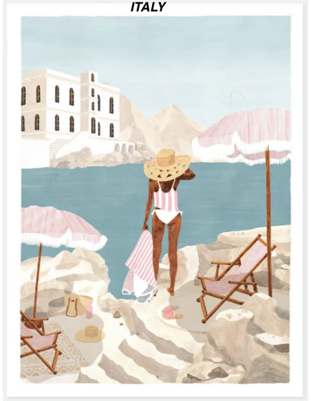 ILLUSTRATION AQUARELLE 30x40 CM - ALL THE WAYS TO SAY