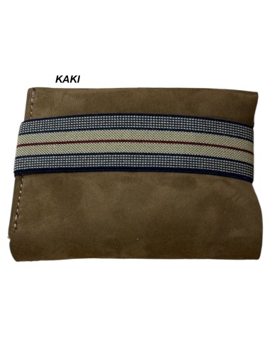 PORTE CARTES CUIR ELASTIQUE HOMME - BANDIT MANCHOT