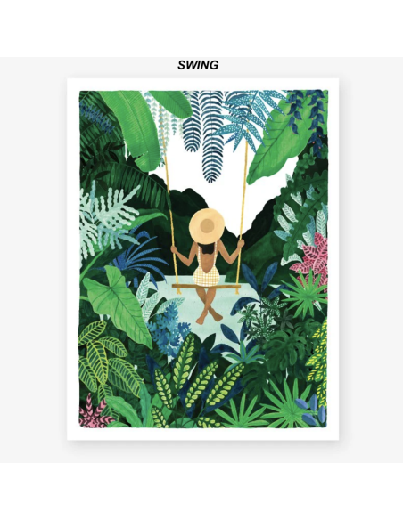 ILLUSTRATION AQUARELLE 30x40 CM - ALL THE WAYS TO SAY