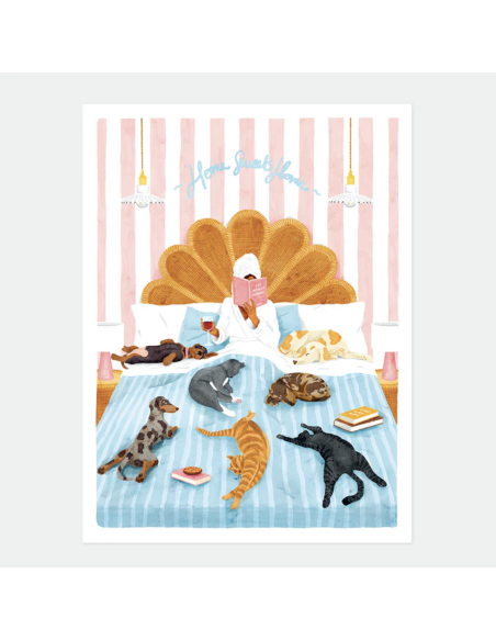 ILLUSTRATION AQUARELLE 30x40 CM - ALL THE WAYS TO SAY