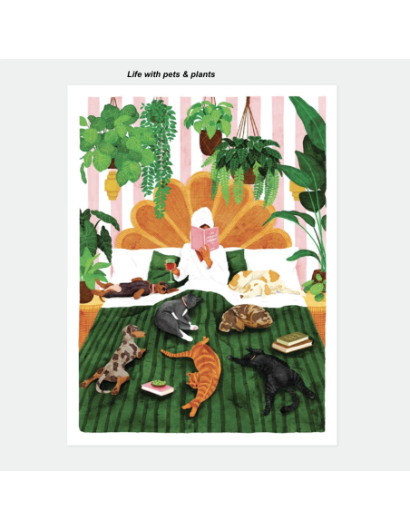 ILLUSTRATION AQUARELLE 30x40 CM - ALL THE WAYS TO SAY