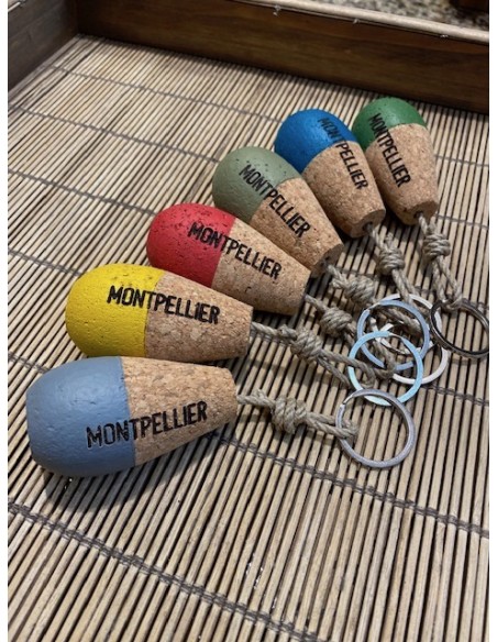 PORTE CLES FLOTTEUR EN LIEGE - SOPHIE JANIERE